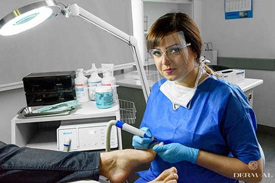 Treatment of foot and toenail disorders